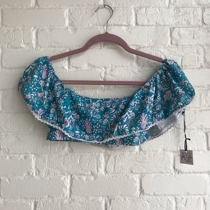 NWT Bikini Swimsuit Top Peek & Beau